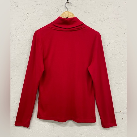 NWT Tommy Hilfiger Red Turtleneck Shirt, Size L (See measurements) - Picture 2 of 6